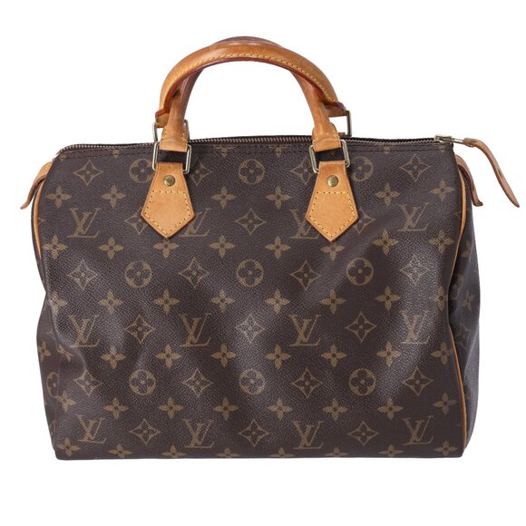 Louis Vuitton Speedy 30 Monogram Duffle Handbag M41526 Canvas - Picture 1 of 8